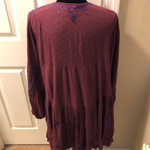 “NEW” Free People Arianna Embroidered Tunic - Picture 7 of 7